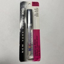 NYC 551C Clear &amp; Shiny Liquid Lipshine Lip Gloss New York Color  - £15.56 GBP