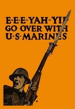 E e e yah yip Go Over with U S Marines - Art Print - £17.57 GBP+