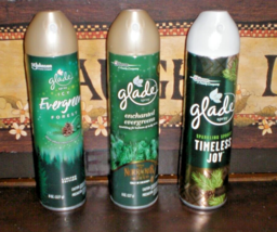 Glade Room Spray 1 Evergreen Forest 1 Enchanted Evergreens 1 Timeless Joy - $29.47