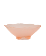 Elegant Pink Satin Glass Bowl Tiffin ? Lancaster 9 inches Diameter Shell... - $532.95 MXN