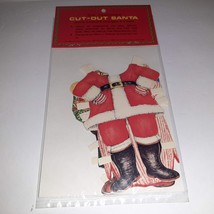 Merrimack Co. Vtg 1982 Old Fashioned Cut Out SANTA Paper Doll 5 Outfits ... - $6.93