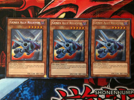 3x Genex Ally Reliever HA04-EN04 1st Edition - Secret Rare Mint/NM Yugioh TCG - $7.99