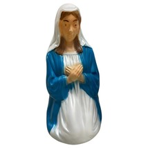 Vintage General Foam Plastics Blow Mold Mary Christmas Nativity - £71.12 GBP