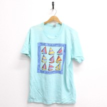 Vintage The Hamptons Sail Boats T Shirt Large - $47.52