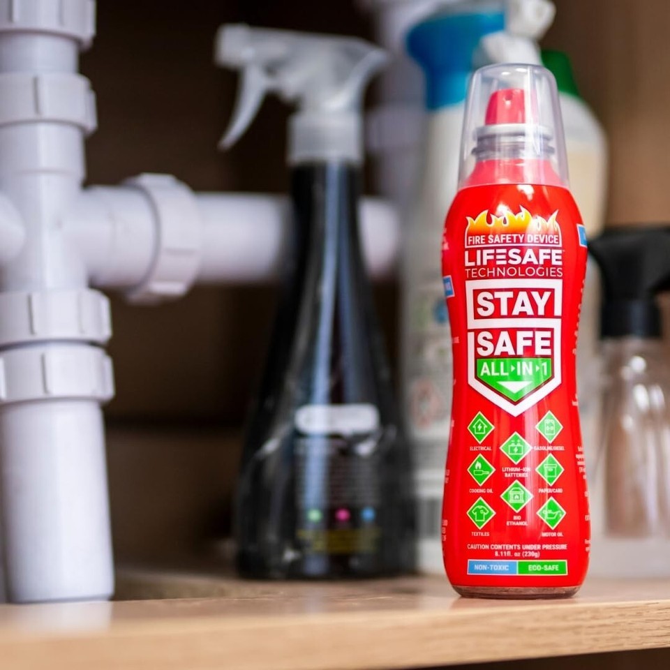StaySafe Eco-Friendly Portable Fire Extinguisher - Multi-Use 10 Fire Types Item image 7