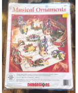 Vtg 1993 DIMENSIONS Musical Ornaments Plastic Canvas Kit 9088 Christmas ... - $471.03 MXN