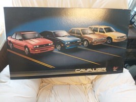  Car Dealer Showroom Sign/Poster Chevy Cavalier Car 32 x 18 heavy poster... - $69.30
