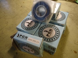 (10 Pack) PGN 6203-2RS Sealed Ball Bearing - C3-17x40x12 - Lubricated - ... - $460.63 MXN