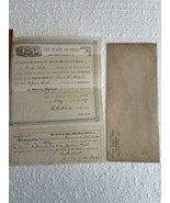 1887 marriage certificate Ashtabula county ohio - $1,411.06 MXN