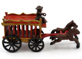 Vintage Horse Drawn Royal Circus Wagon 8&quot; Reproduction - $22.72