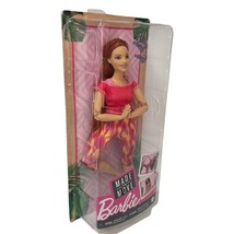 Barbie Made To Move Doll In Yoga Outfit Flexible Jointed With Red Hair New - £15.45 GBP