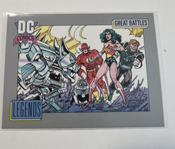 DC Comic Card 1992 Series I Great Battles Legends  1986-1987 #149  Card B - £1.77 GBP