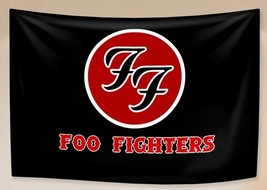 Foo Fighters Flag Banner 3 ft x 5 ft NEW! - £7.80 GBP