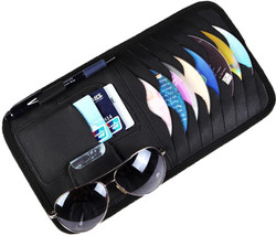 Car Sun Visor Organiser Pouch Bag Cash CD/DVD Card Holder Organizer AC33 - $6.09