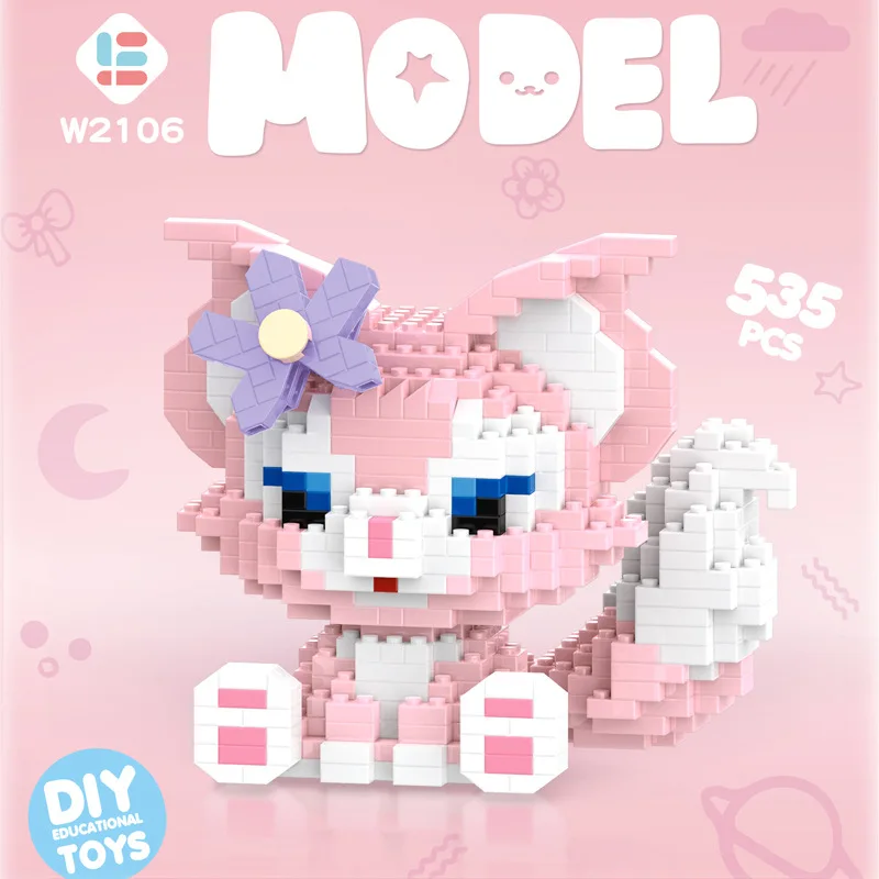 Play  DIY LinaBell Aembly buildding blocks Goofy Pluto Anime Mini Action Figures - £23.10 GBP