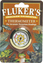 Fluker&#39;s Precision Calibrated Round Thermometer Beige 1ea - £9.45 GBP