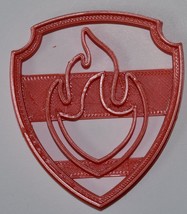 Marshall Paw Patrol Badge Logo Fire Fighter Cookie Cutter 3D Printed USA PR658 - £3.13 GBP