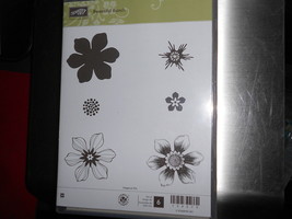 Stampin Up Wooden Stamp Set (new) BEAUTIFUL BUNCH (6 stamps) - £22.43 GBP