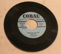 Pete Pike 45 House Of The Lord - I can See An Angel Coral Records - £6.23 GBP