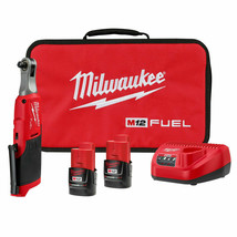 Milwaukee 2567-22 M12 FUEL BL Li-Ion 3/8 in. High Speed Ratchet Kit (2 A... - £359.70 GBP