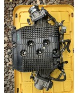 2009 09 Nissan 370z Upper Intake Manifold With Throttle Bodies *Flaws Read - $197.99
