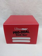 Ultra Pro Red Pro Dual Deck Box With Dividers - £6.99 GBP