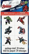 Avengers Temporary Tattoos 24 Ct on 4 Sheets - $8.42