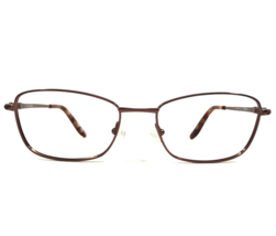 Bulova Eyeglasses Frames SHANGRI-LA BROWN Red Rectangular Full Rim 51-17-135 - £29.06 GBP