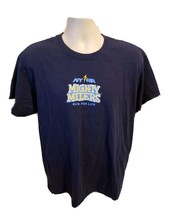 NYRR New York Road Runners Mighty Milers Adult Large Blue TShirt - £11.68 GBP