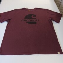 Carhartt Original Fit Men's Red Graphic Logo Short Sleeve T-Shirt Size 2XL image 9