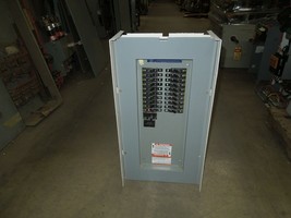 Square D Model 6 NQOD 100A 1ph 120/240V Main Breaker Panel w/ 20-15A 1p ... - $600.00