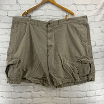 Chaps Cargo Shorts Khakis Mens Sz 52 Casual Camping Fishing FLAW - £7.38 GBP