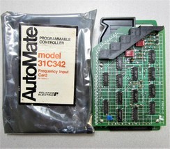 RELIANCE AUTOMATE 31C342 FREQUENCY INPUT CARD MODULE, PLC PROGRAMMABLE L... - $78.55