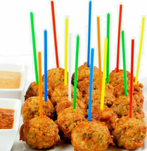 KING SIZE Plastic pArTy PICS Speared spears Picks appetizers cocktail SO... - $24.11