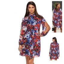 New Jennifer Lopez Women&#39;s Chiffon Floral Shift Dress Multi Color Variety Sizes - £35.88 GBP