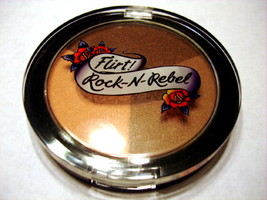 Flirt Rock n Rebel Eyeshadow Trio 01 Pink Rocker Make Up Cosmetics - £7.03 GBP