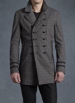 John Varvatos Textured Trench Coat. Size Small - £231.24 GBP