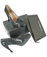 NEW $745 Giorgio Armani Emporio Shoes (Heels)!  US 11 e 41  *Black Snake... - $369.26 CAD