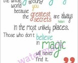 &quot;AND ABOVE ALL WATCH THE GLITTERING EYES THE WHOLE WORLD&quot; QUOTE PUBLICIT... - $9.67