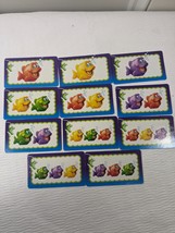 Vintage Fishin Around Game Replacement part 11 cards fishing pieces - $8.00