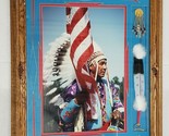 SIGNED Vintage PETE GOFF 14/500 Sioux Native Indian American Flag Photo Art - $1,150.88