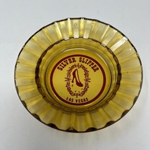 Silver Slipper Casino Vintage 1960s Las Vegas Nevada 4&quot; Glass Souvenir A... - $14.89