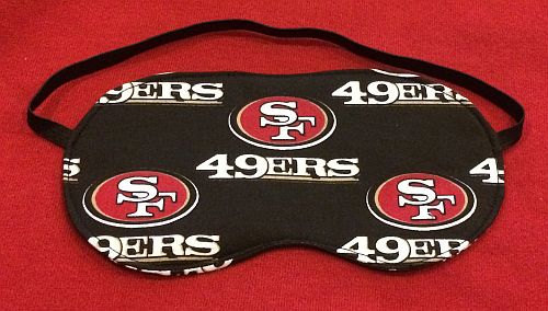 New San Francisco 49ERS SLEEP MASK Eye Sleepwear Bedroom Nfl Football Cl... - $13.99