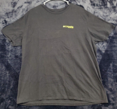 Columbia PFG T Shirt Mens Size XL Black 100% Cotton Short Sleeve Crew Neck Logo - £12.54 GBP