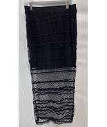 Fashion Nova Women&#39;s Black Mesh Skirt Size M/L - $23.02 CAD