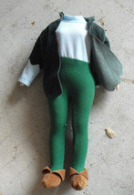Vintage 1970s Effanbee Plastic Doll Body Arms Legs Outfit 8 1/4&quot; Tall - £13.18 GBP