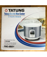 NEW IN BOX Tatung – TRC-88D1 - 8 Cup Direct Heat Rice Cooker - White - $1,837.85 MXN