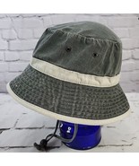 Vintage DPC Dorfman Pacific Hat Gray Bucket Explorer Mens Sz L 100% Cott... - £13.19 GBP