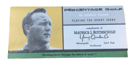 Vintage Arnold Palmer Golf Tip Pamphlet - Maurie L. Rothschild Young &amp; Quinlan - £26.43 GBP