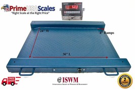  1,000 LB x 0.2 LB, Optima Scale OP-917 Lightweight, Portable Drum Scale 32&quot; - £769.23 GBP